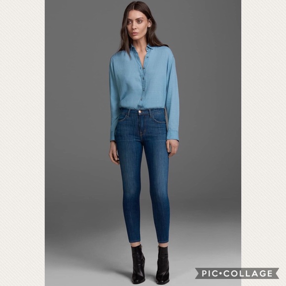 j brand high rise alana crop jeans